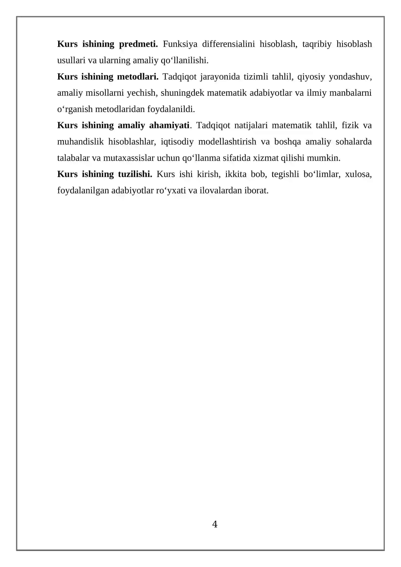 Funksiya differensiallanuvchiligini tekshirish. Funksiya differensialini hisoblash. Taqribiy hisoblashga doir misollar 4