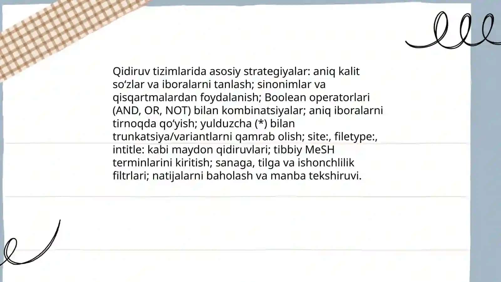 Web -brauzerlardan foydalanish.Qidiruv tizimlarida tibbiy malumotlarni topish 4