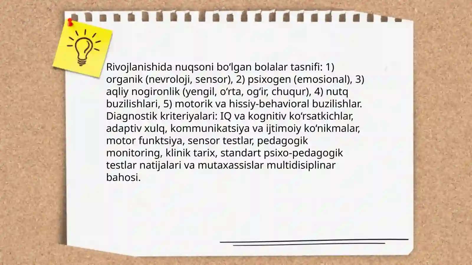 Rivojlanishida nuqsoni bo'lgan bolalar pedagogik psixologik diagnostikasining nazariy metodologik asoslari 4