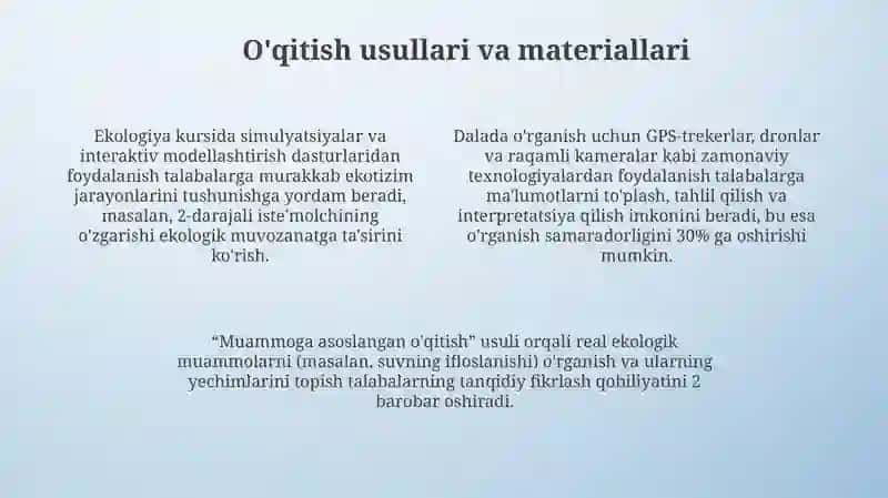 Ekologiya kursi 4