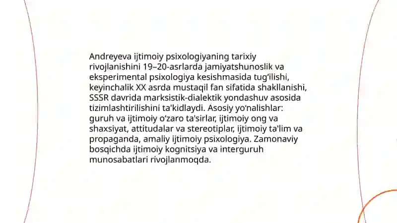 G M Andreyevaning ''Ijtimoiy psixalogiya kirish,, asari 4