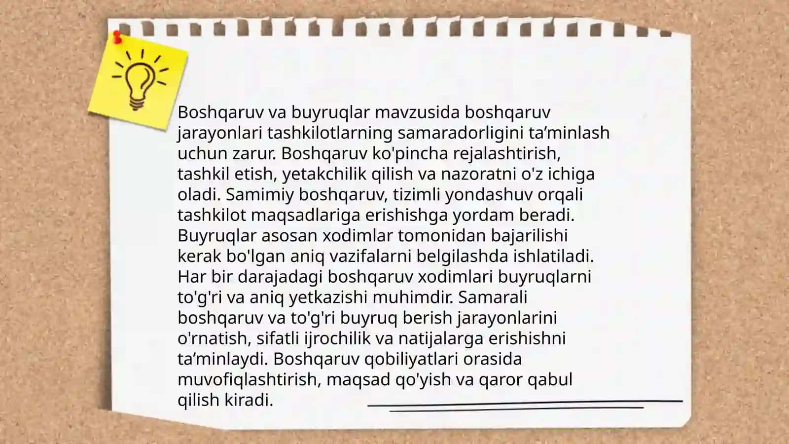 Buyuq va buyruqlarda ko’chirma 4