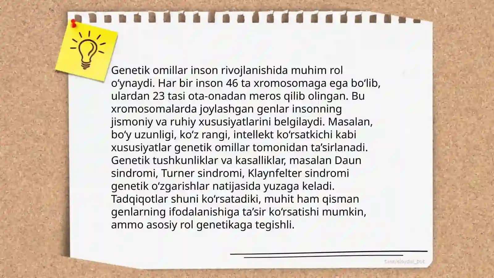 Oʻsish va rivojlanishning umumiy qonuniyatlari 4