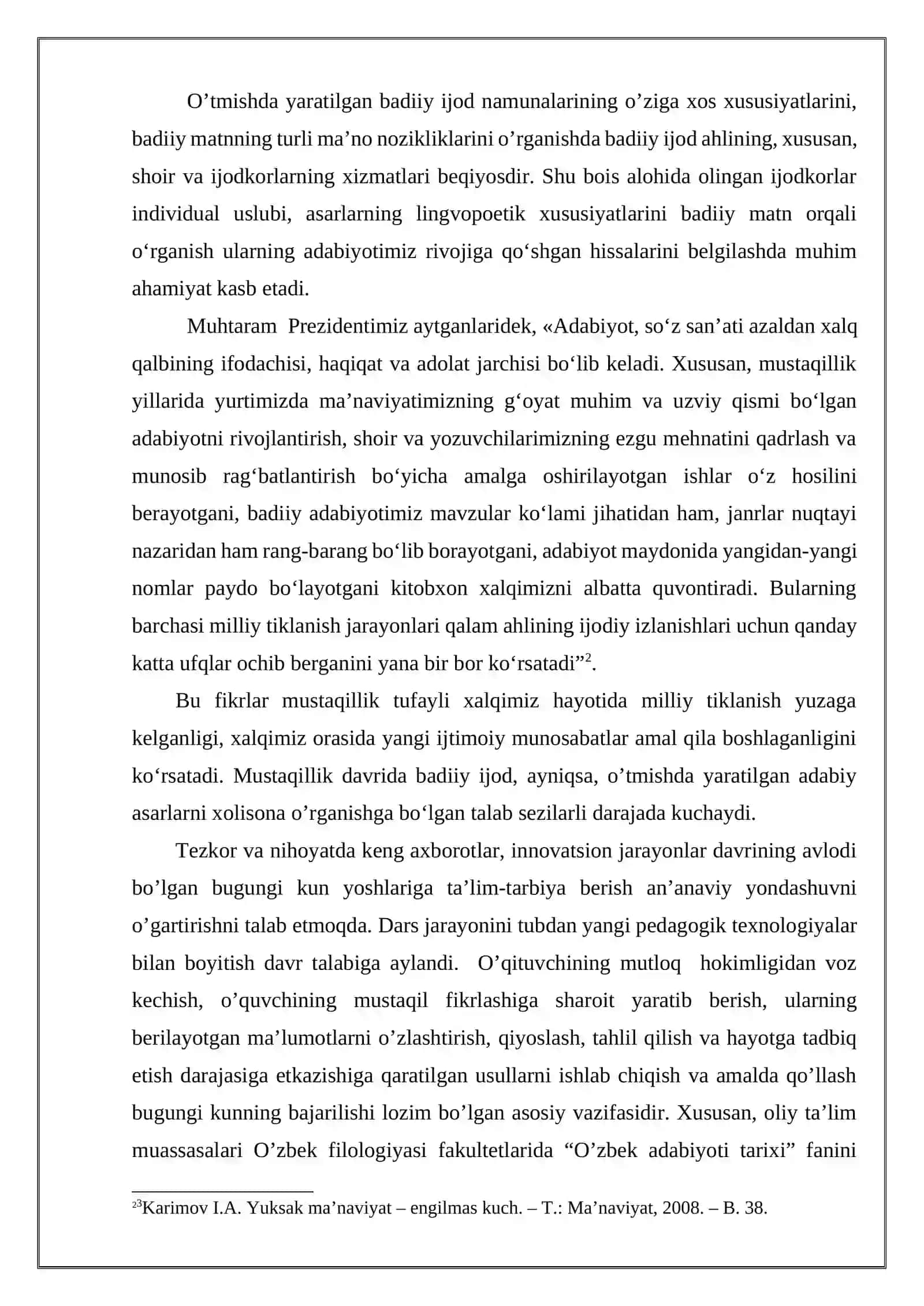 "Ahmad Yugnakiyning hayoti va ijodi" modulini o'qitishda matn bilan islash texnologiyalaridan foydalanish 4