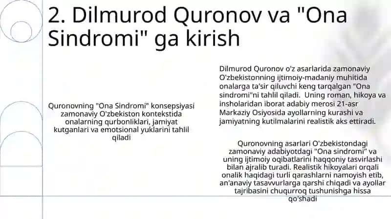 "Ona sindromi" tahlili 4