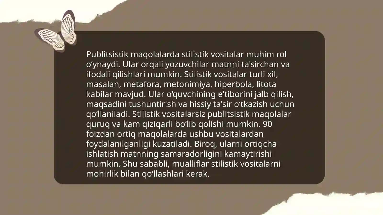 Publitsistik janrdagi maqolalar tahlili 4