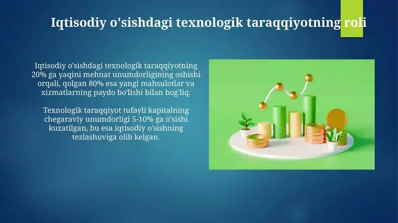Iqtisodiy o'sish modellari 4