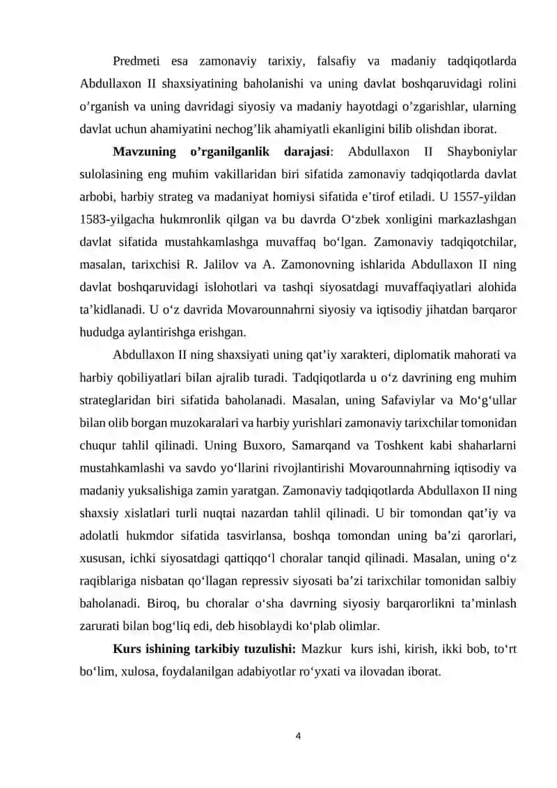 ABDULLAXON II SHAXSIYATI ZAMONAVIY TADQIQOTLARDA 4
