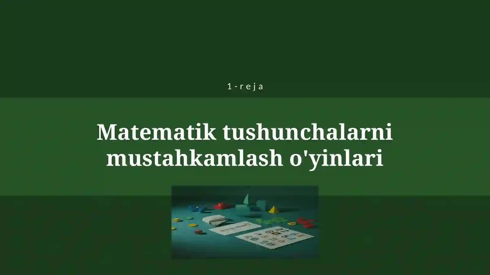 BOSHLANG’ICH SINFLARDA MATEMATIKA O’QITISHNING DARSDAN TASHQARI SHAKLLARI 4