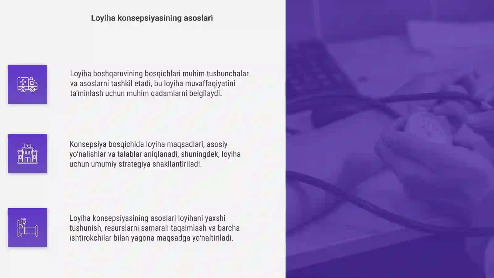 Loyiha boshqaruvining bosqichlari 4