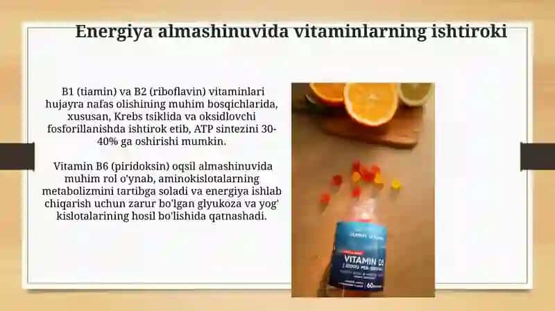 Vitaminlar: Ta'rifi va Turlari 4
