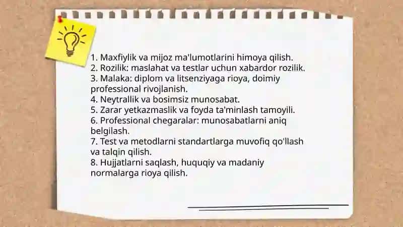 Psixolog kasbiy faoliyati va psixologiya metodlari 4