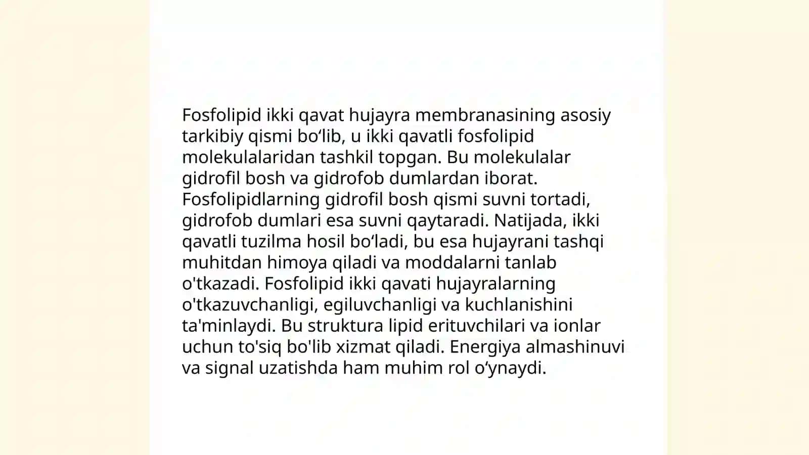 Hujayra membranasi orqali moddalarning passiv va aktiv transporti 4