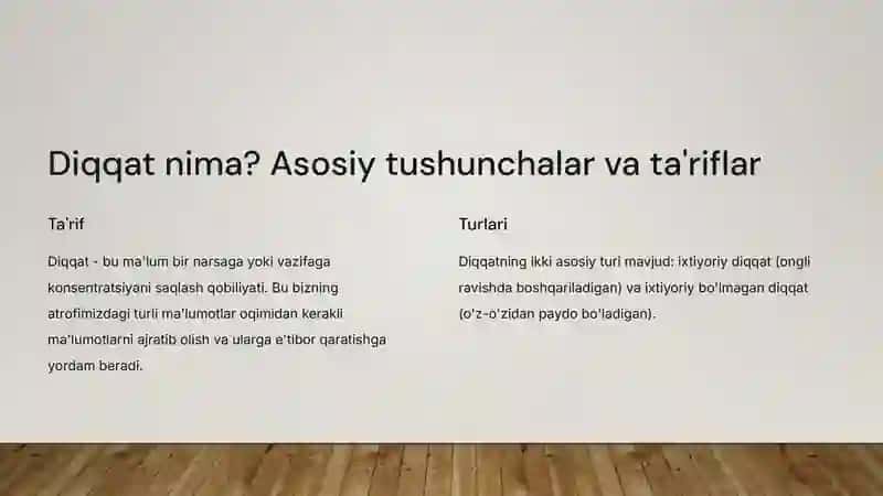 O'smirlarda Diqqatning Yosh va Jins Xususiyatlari 4
