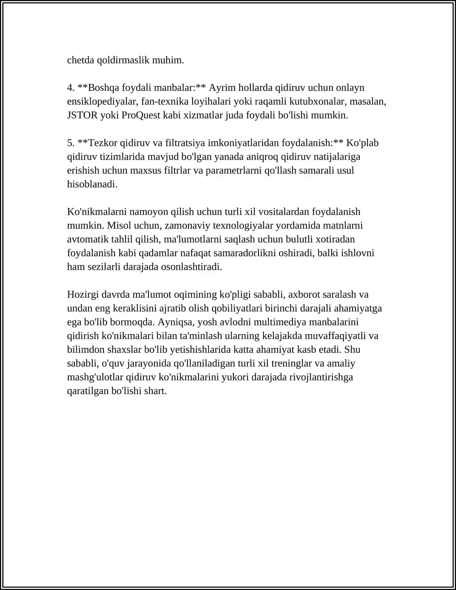 KUTUBXONACHINING MULTIMEDIA TEXNOLOGIYALARIDAN FOYDAGLANISH KO'NIKMALARI 4