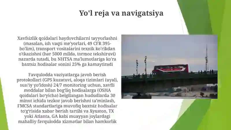 Haydovchilarni Malaka Oshirish va Tayyorlash 4