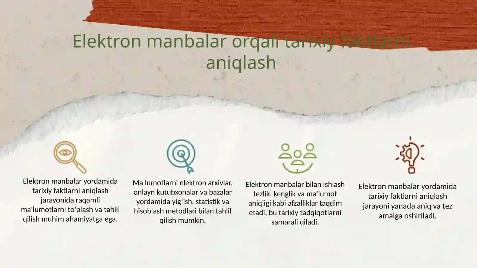 Elektron manbalarning tarixiy tadqiqotdagi ahamiyati 4
