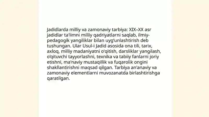 Jadidlarning tarbiya haqidagi qarashlari 4