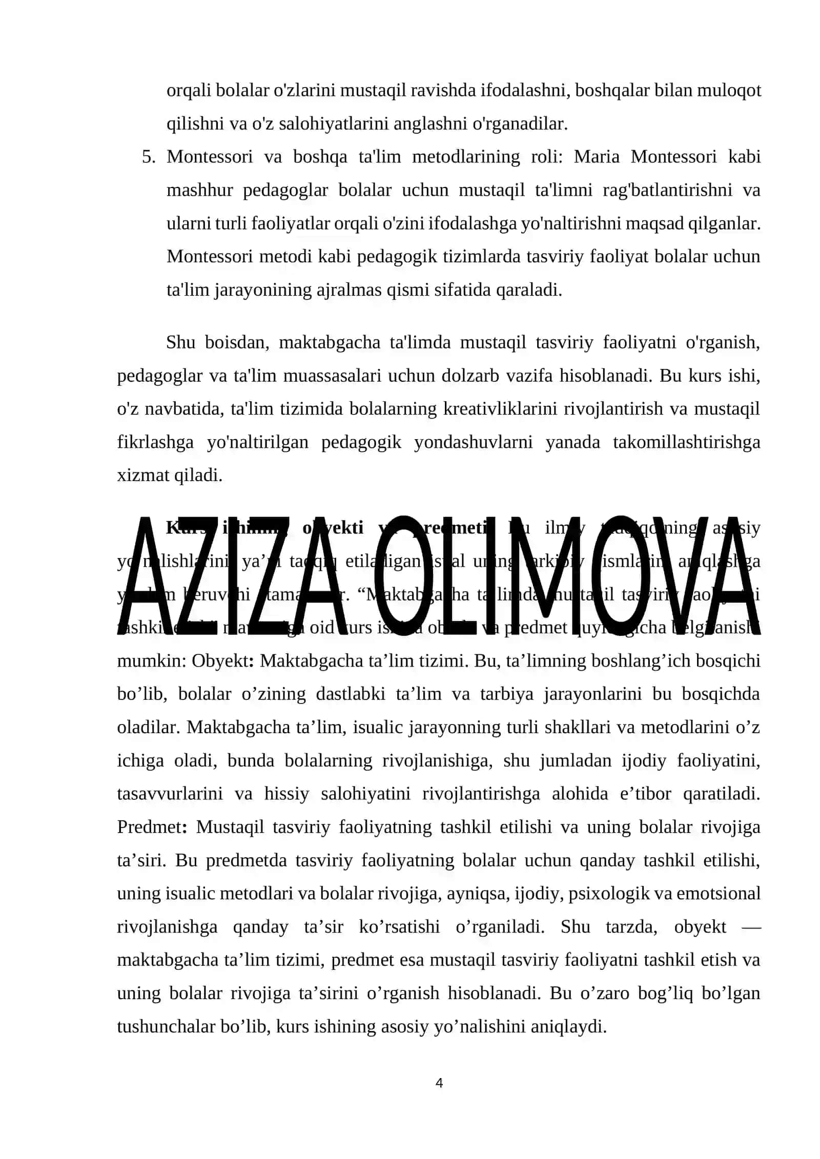 Maktabgacha ta'limda mustaqil tasviriy faoliyat 4