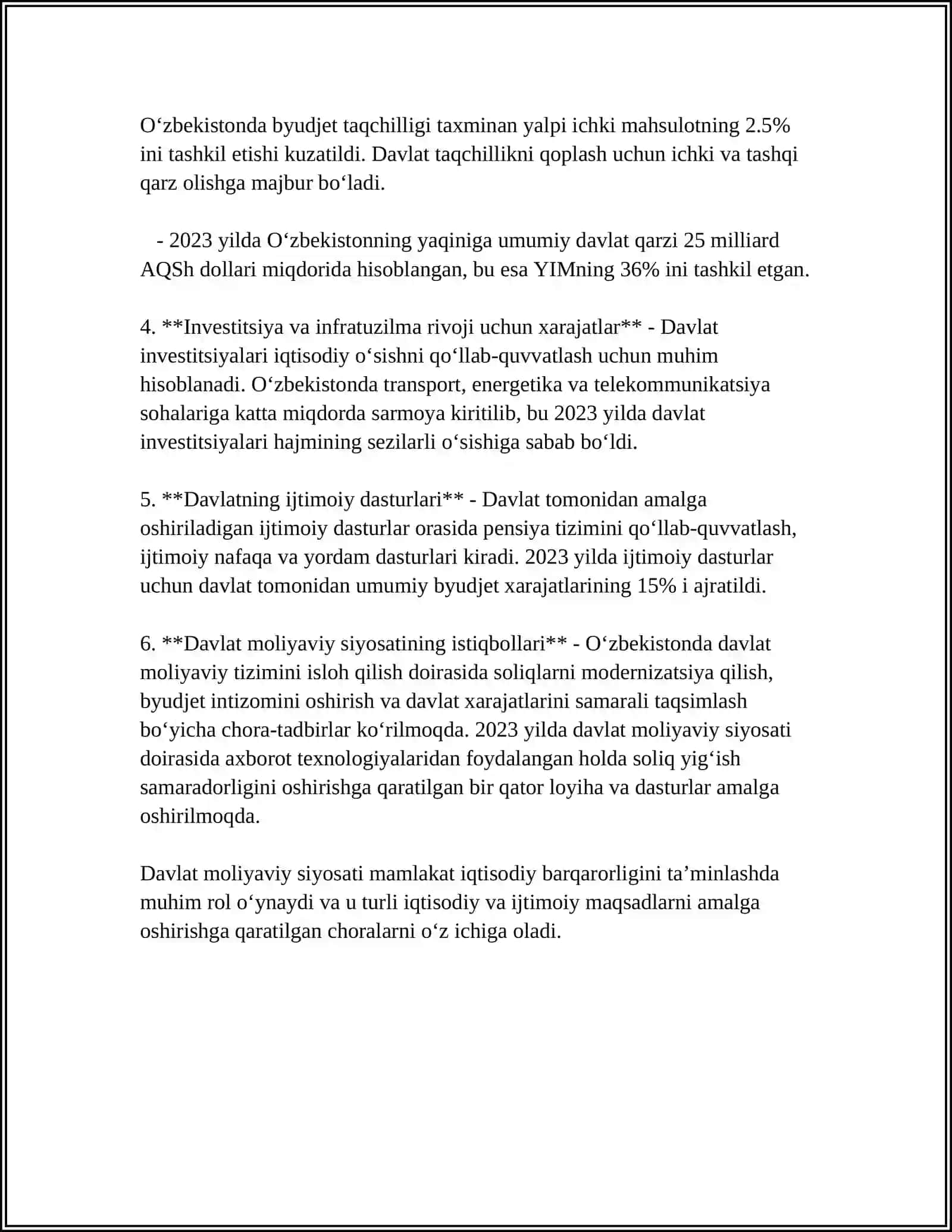 DAVLAT TOMONIDAN MAKROIQTISODIYOTNI TARTIBGA SOLISH 4