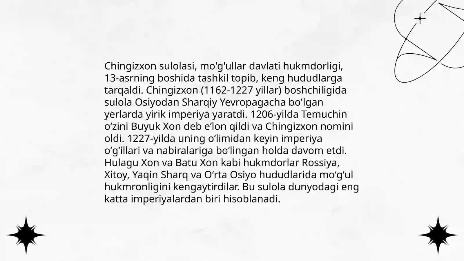 Oʻrta Osiyoning xonliklarga boʻlinib ketishi, uning sabab va oqibatlari 4
