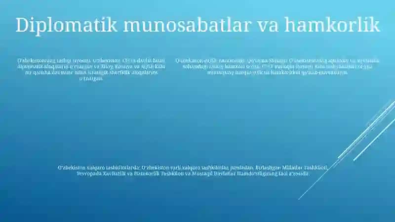 O'Zbekiston Va Jahon Hamjamiyati 4