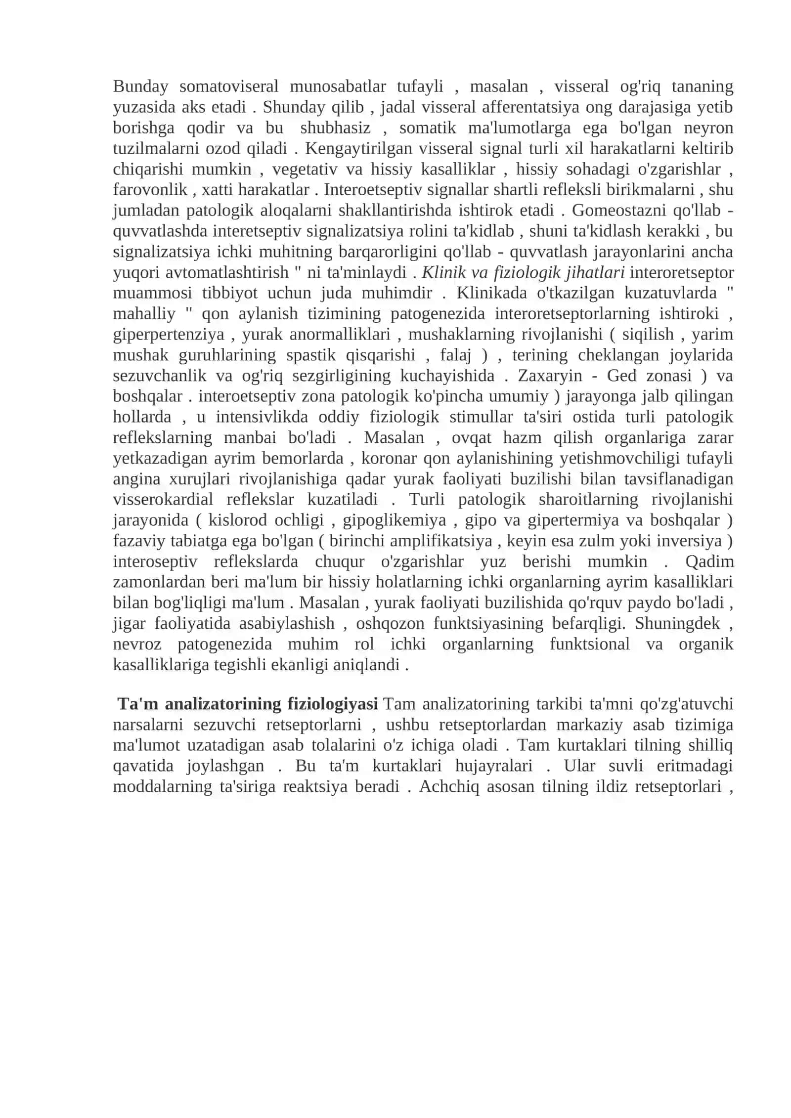 Somatik va visseral sezish analizatorining fiziologiyasi 4