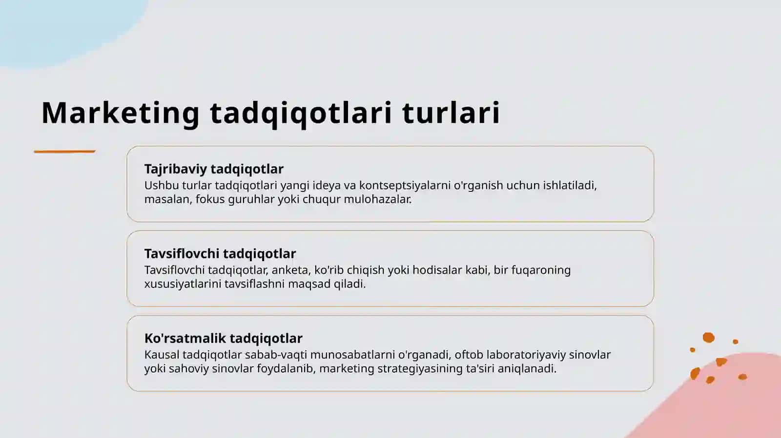 Marketing Tadqiqotlari 4