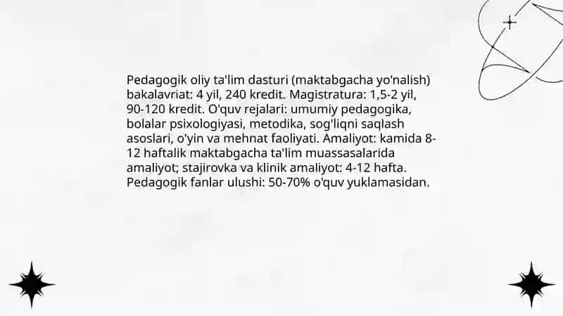 Pedagogik oliy ta'lim dasturlari 4