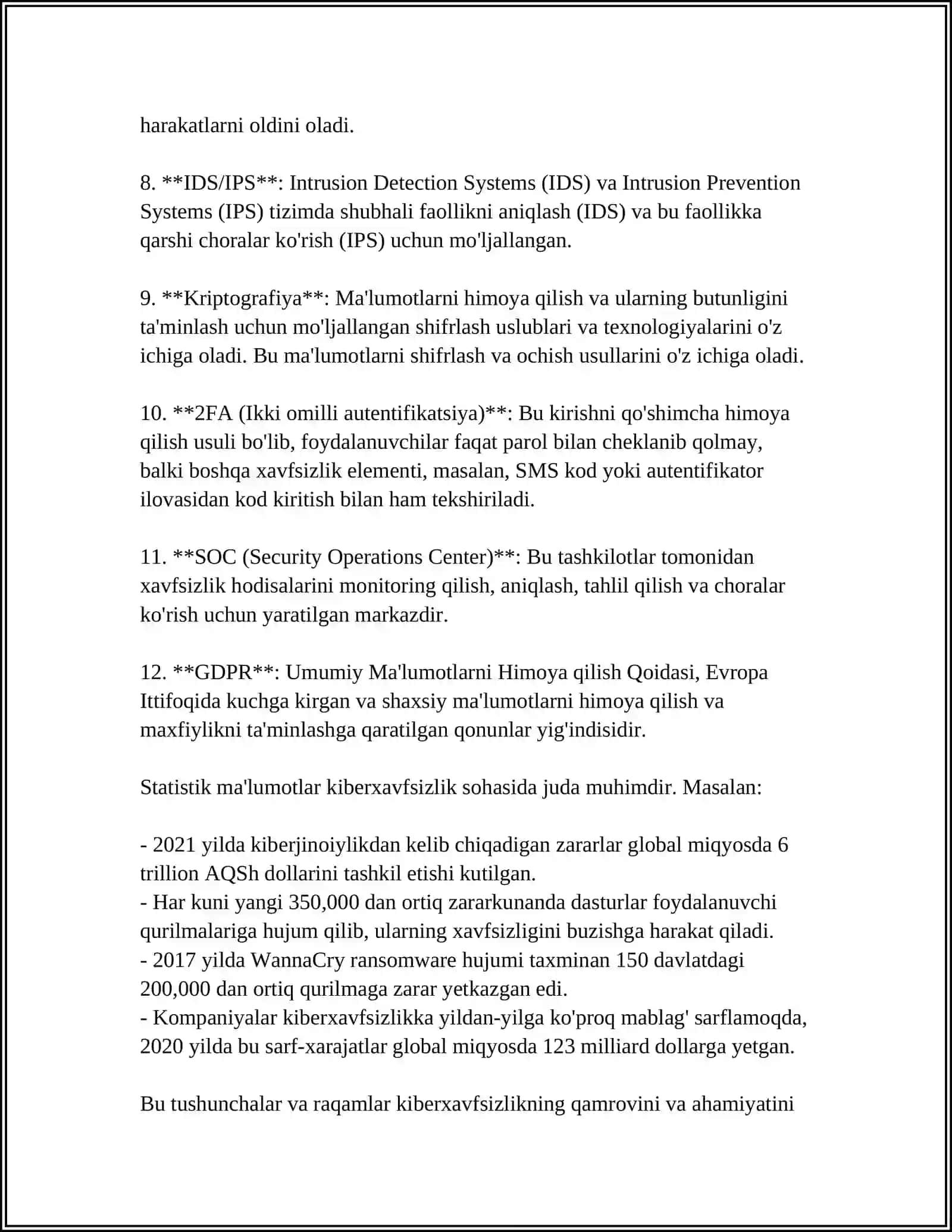 Kiberxavfsizlik sohasida kariyera yo‘llarini o‘rganish 4
