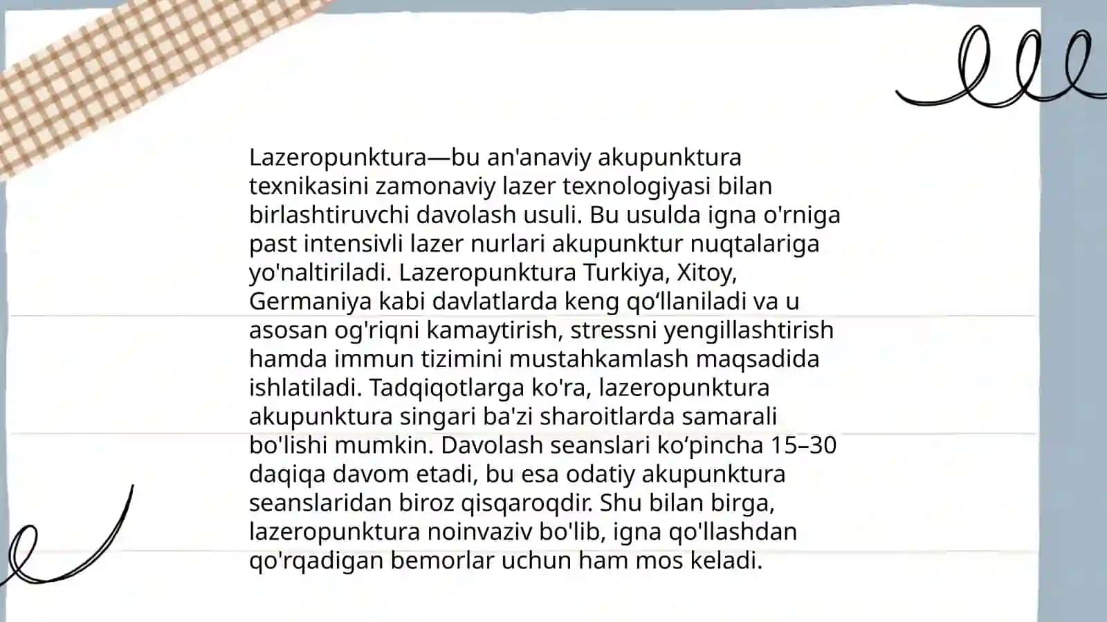 Lazeroterapiya. Lazeropunktura 4