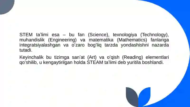 STEAM TAʼLIMI 4