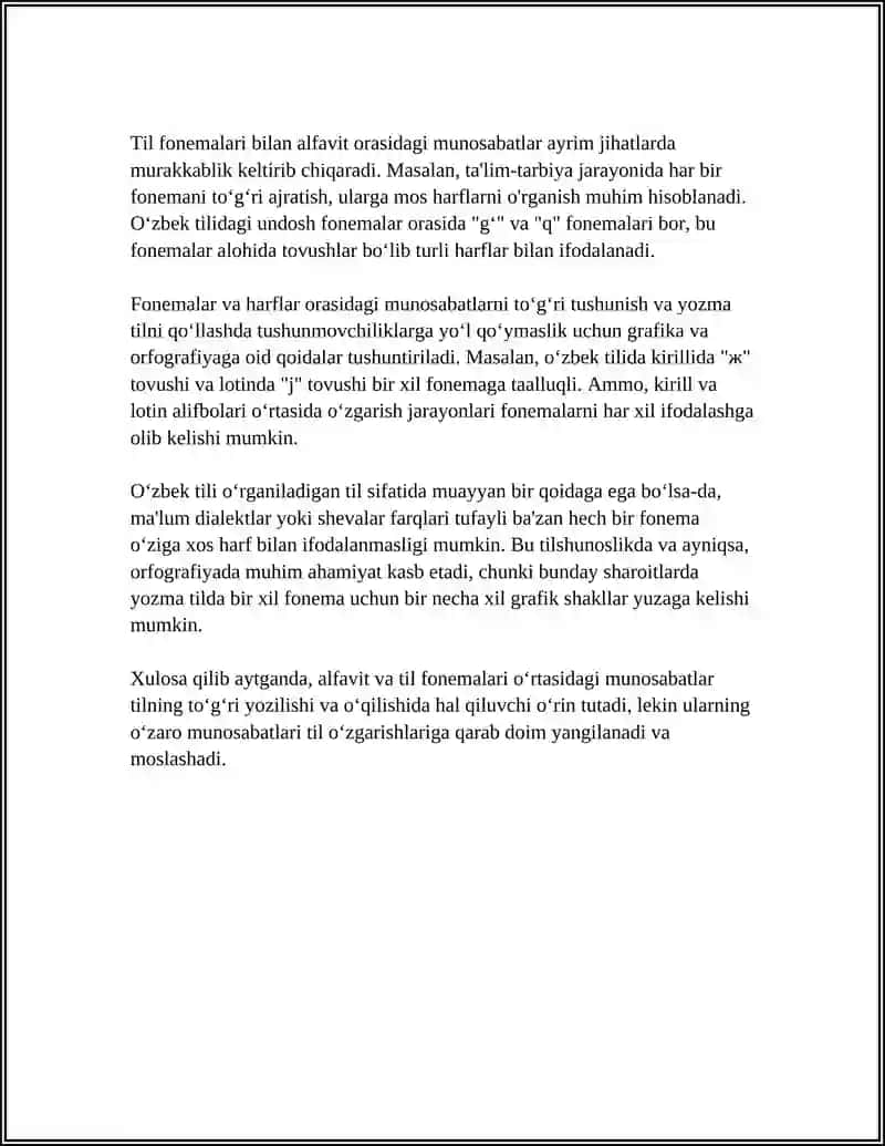 TILSHUNOSLIKDA GRAFIKA VA ORFOGRAFIYANING OʻZARO MUNOSABATI 4