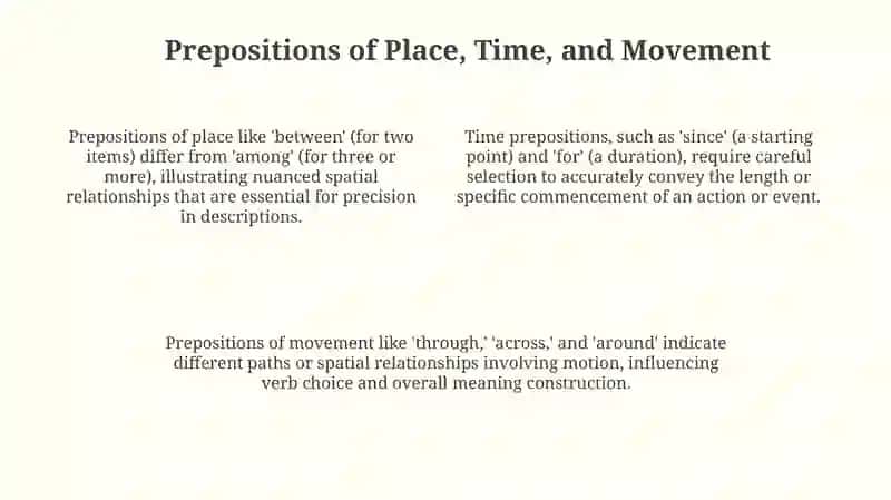 Prepositions in English 4