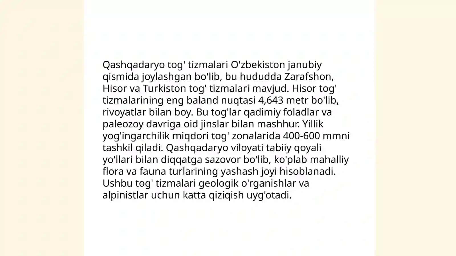 Qashqadaryo viloyati orografiyasi 4