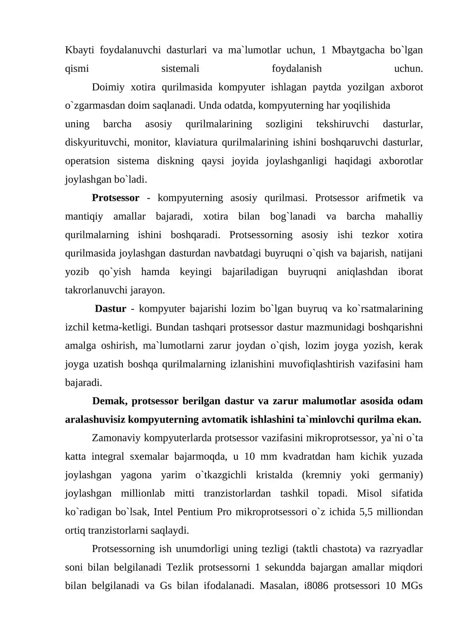 Shaxsiy kompyuterlar haqida malumotlar 4