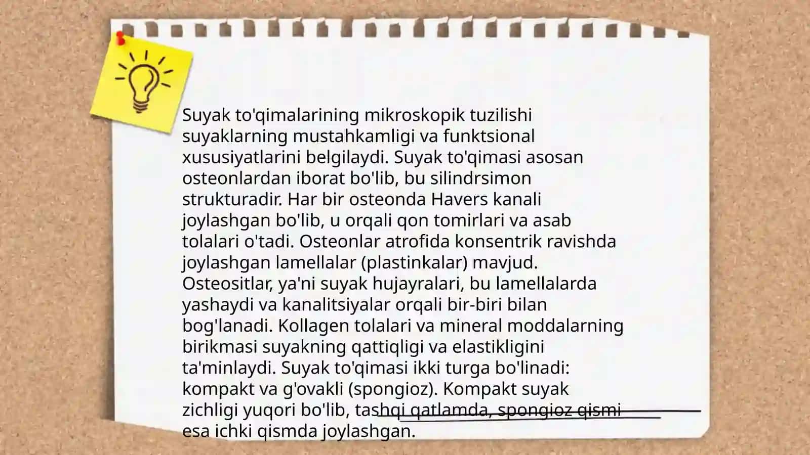 Organizmdagi suyaklarning tuzilishi, ularning yosh xususiyatlari va xillari. Bolalarda qaddi qomatning shakllanishi va kamchiliklari. Ovqat hazm qilish tizimining yosh xususiyatlari. Ovqat hazm qilish gigiyenasi 4