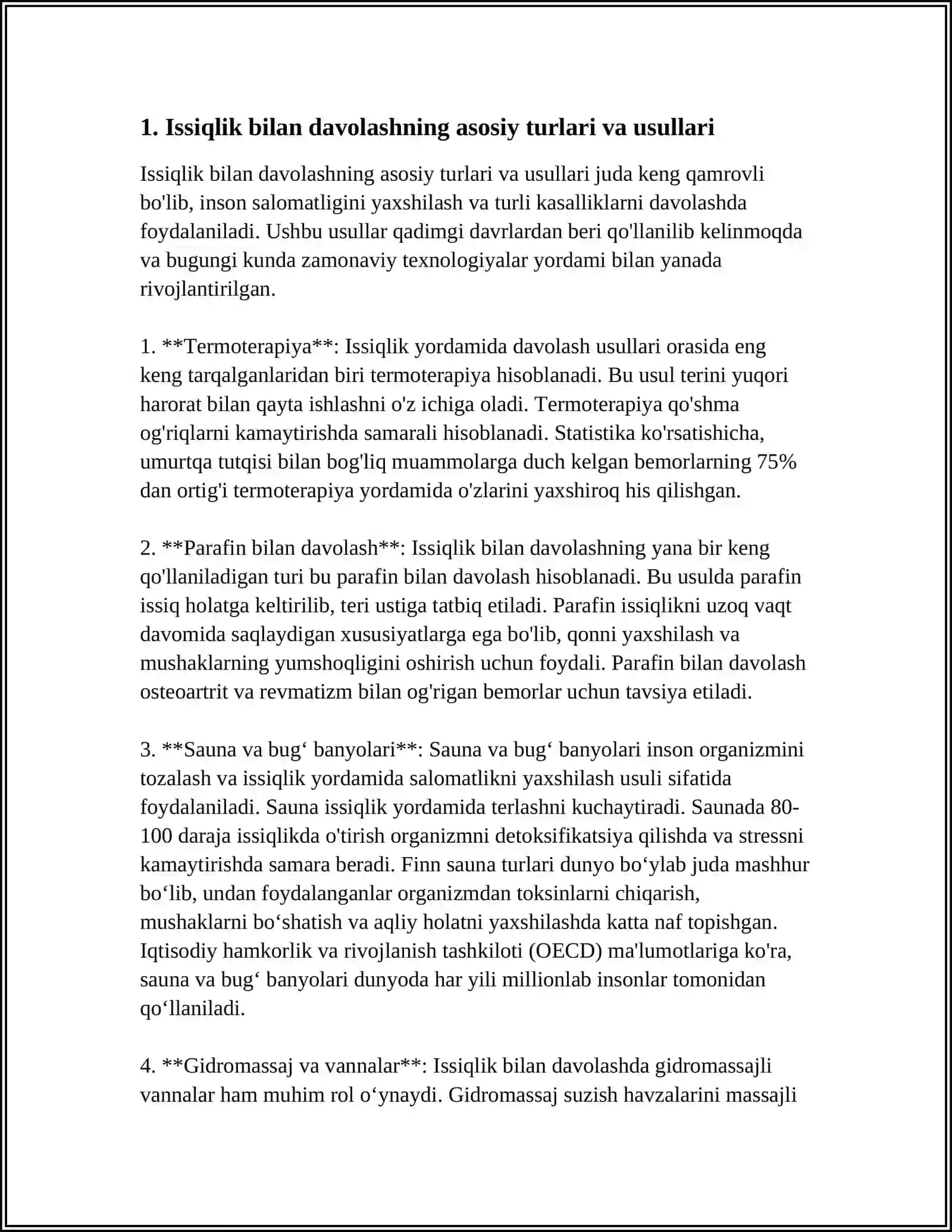 ISSIQLIK BILAN DAVOLASH 4