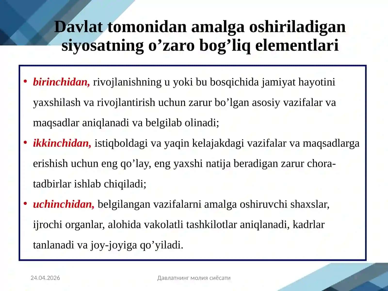 DAVLAT MOLIYASI 4