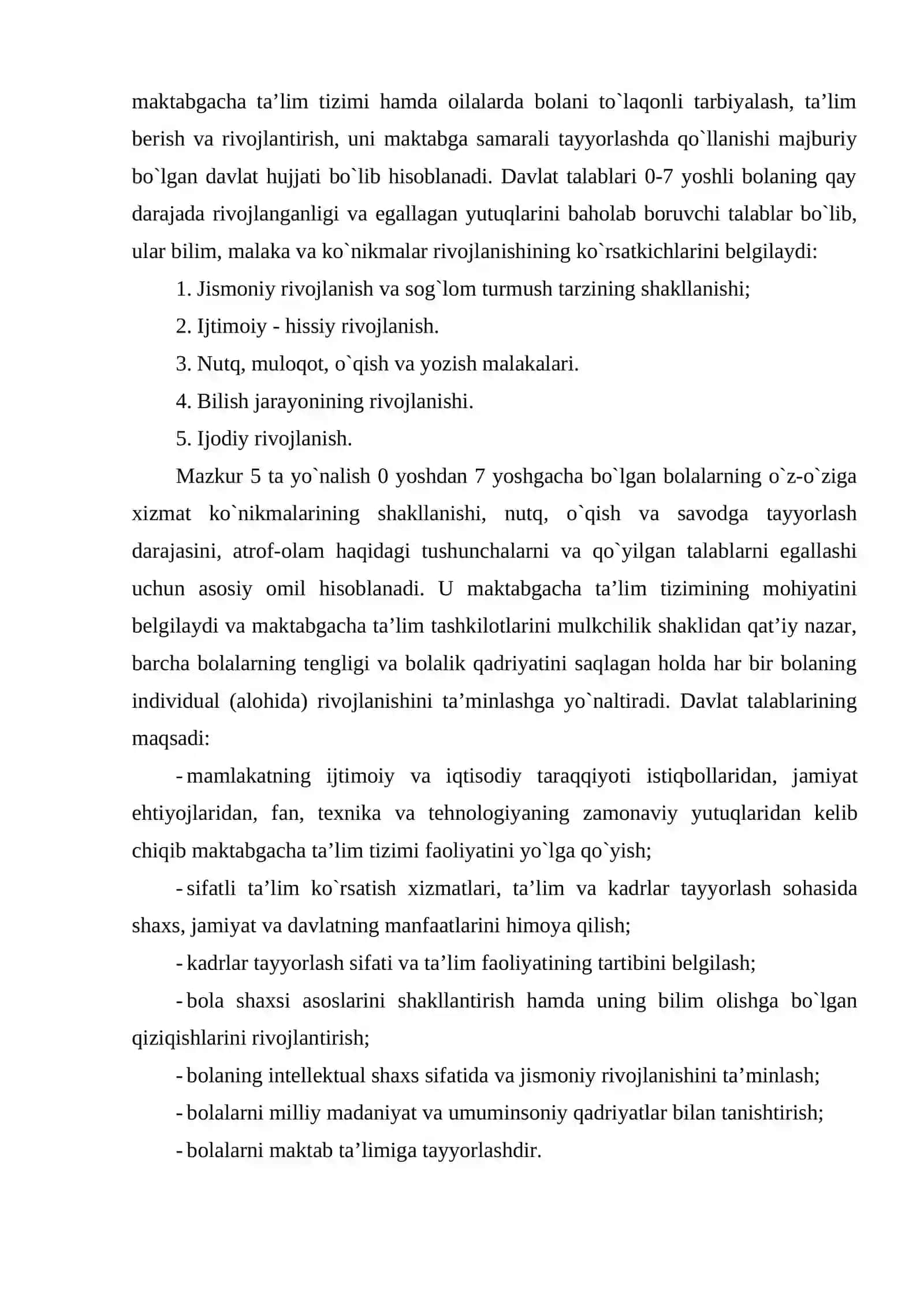 Ilk qadam davlat dasturi asosida bolalarni savodga o`rgatish 4
