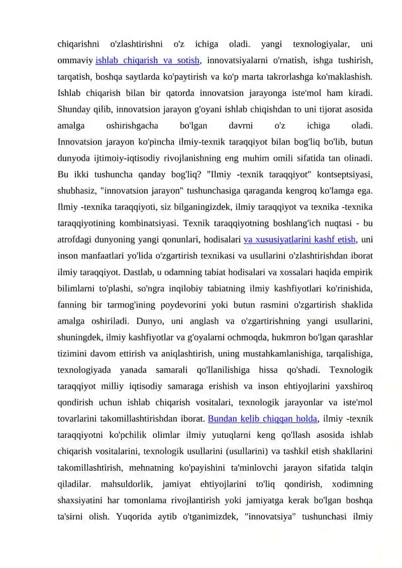 Innovatsion g’oyalar va texnologiyarni jamiyat hayotiga izchil tadbiq etish 4