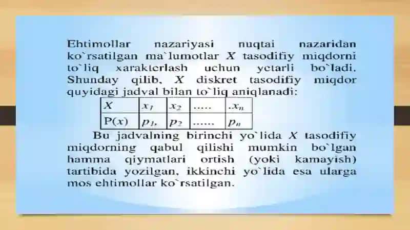 Tasodifiy hodisalar va ehtimollik. 4