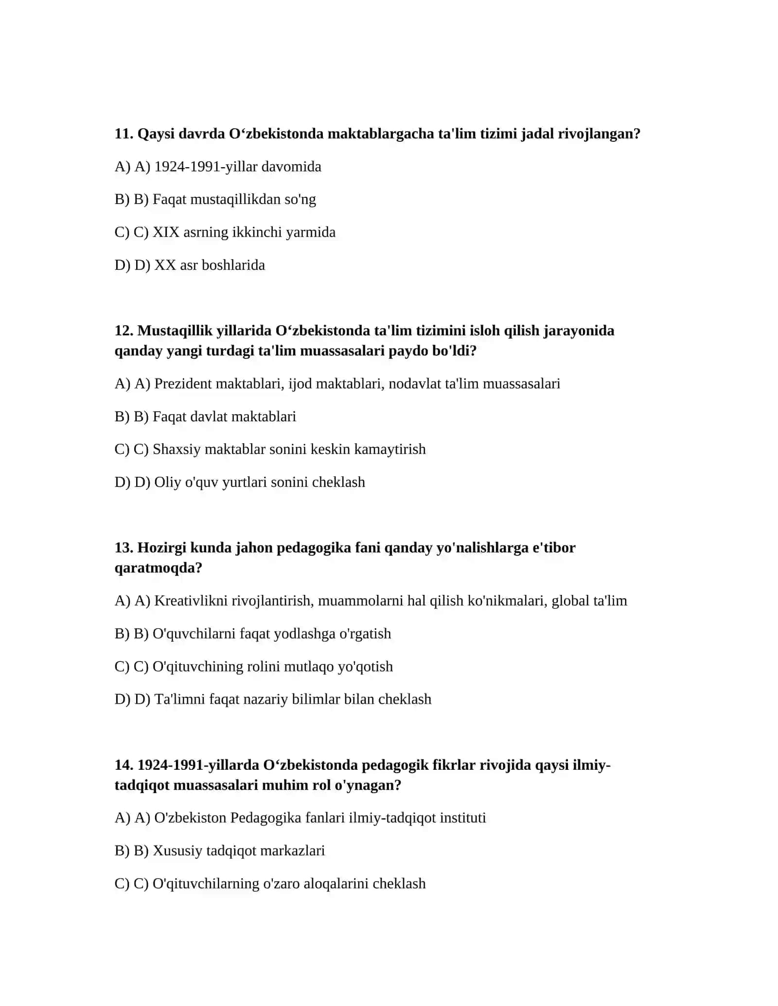 1924-1991-yillarda Oʻzbekistonda ta'lim tizimi va pedagogika fikrlar rivoji 4