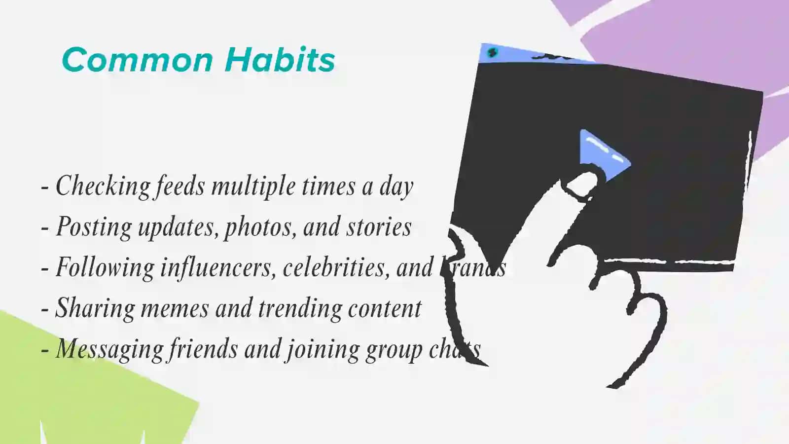 SOCIAL MEDIA Habits Presentation 4
