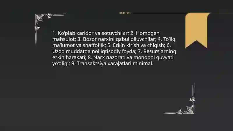 Raqobat va manopoliya 4