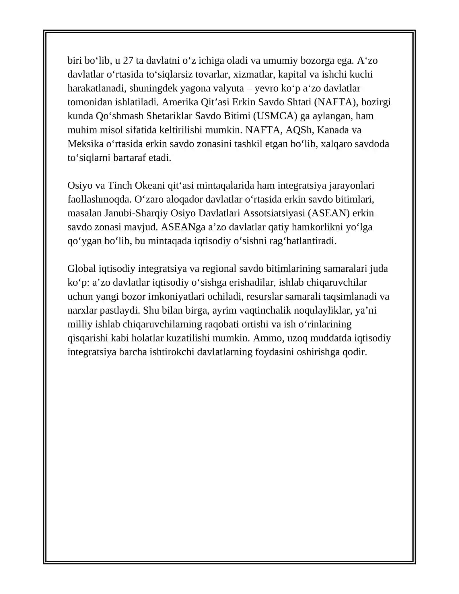Xalqaro Biznesning Global Muhiti 4