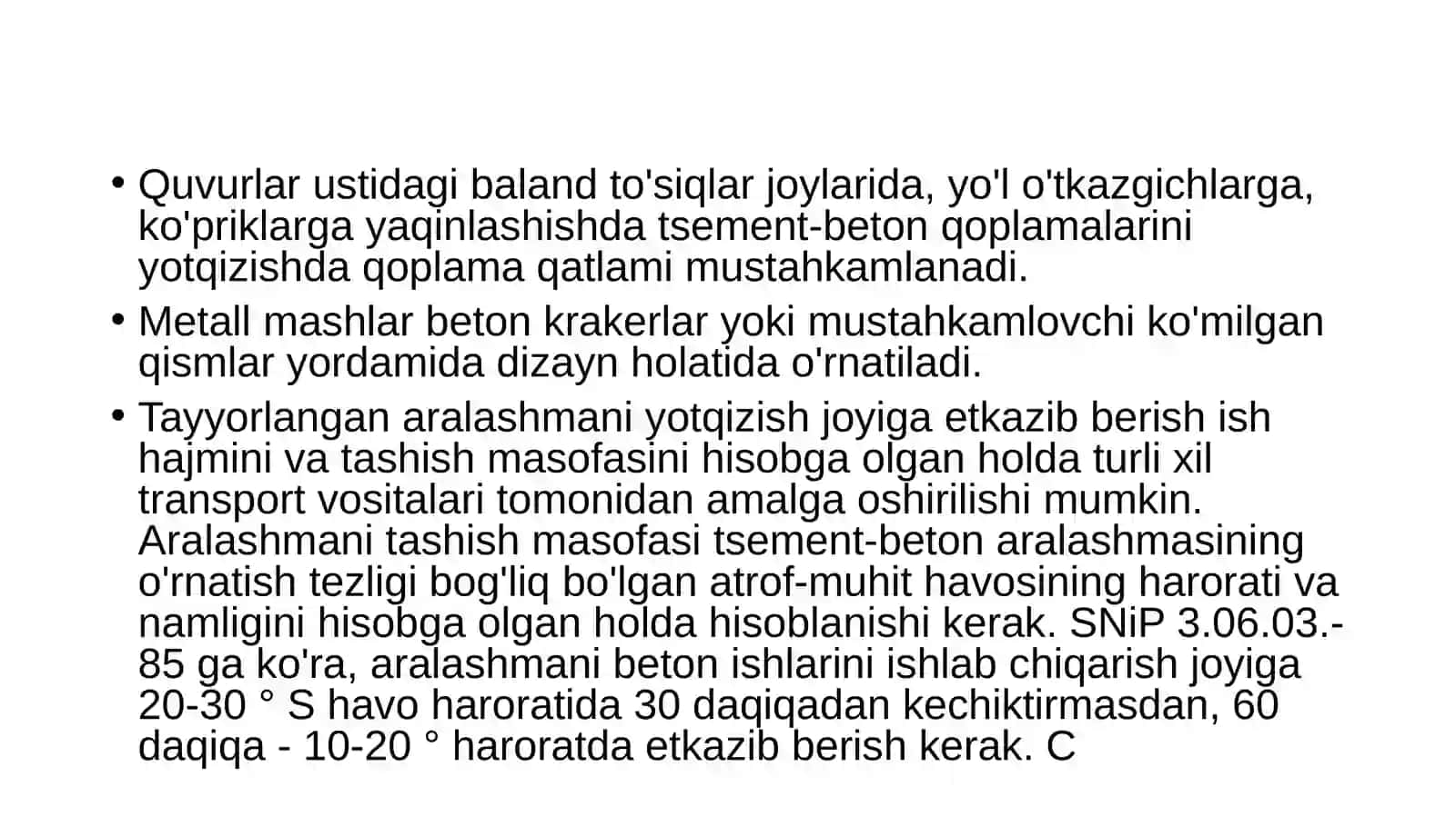 Beton Aralashmalarini Yotqizish va zichlash mashinalari 4