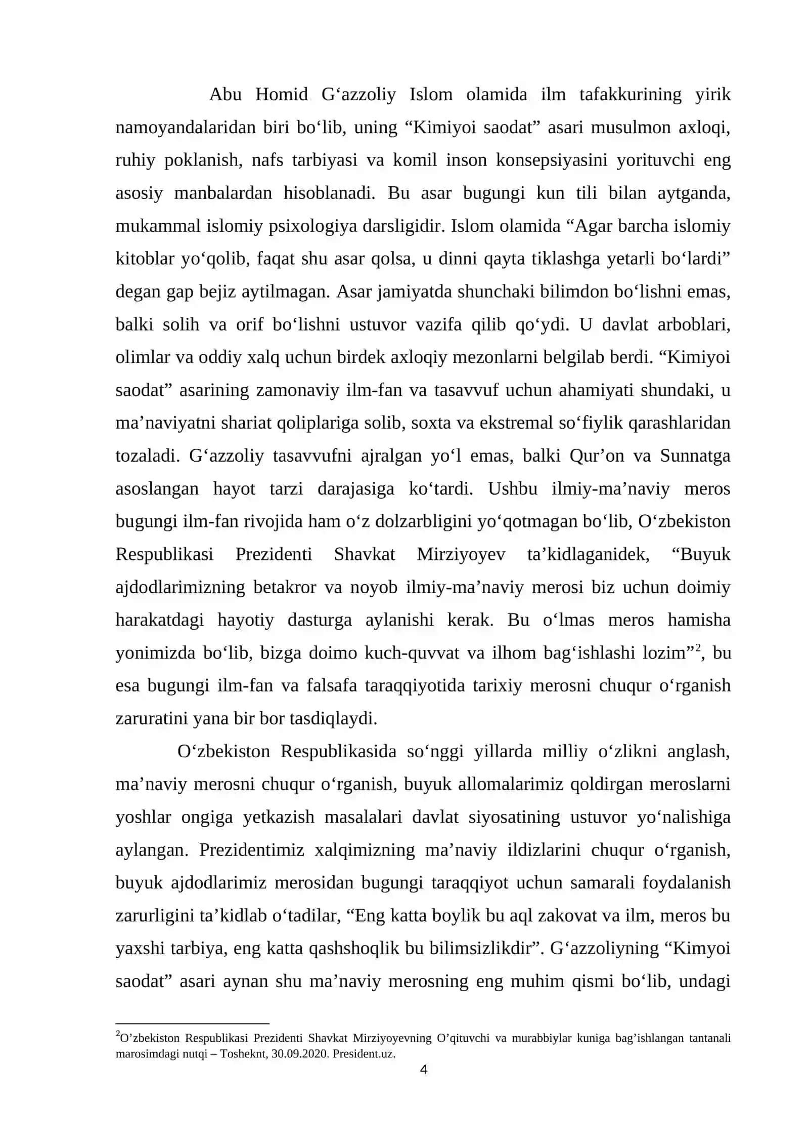 ABU HOMID G‘AZZOLIY MA’NAVIY MEROSINING SHAKLLANISHIDA IJTIMOIY VA TARIXIY SHAROITLAR 4