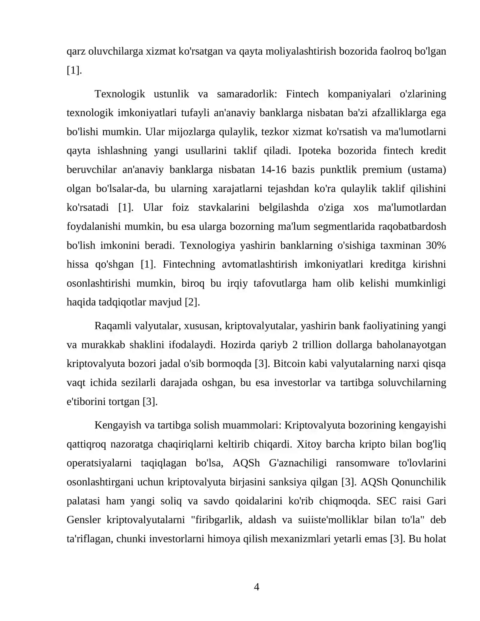 Moliyaviy texnologiyalar va ularning yashirin bank faoliyatidagi roli 4
