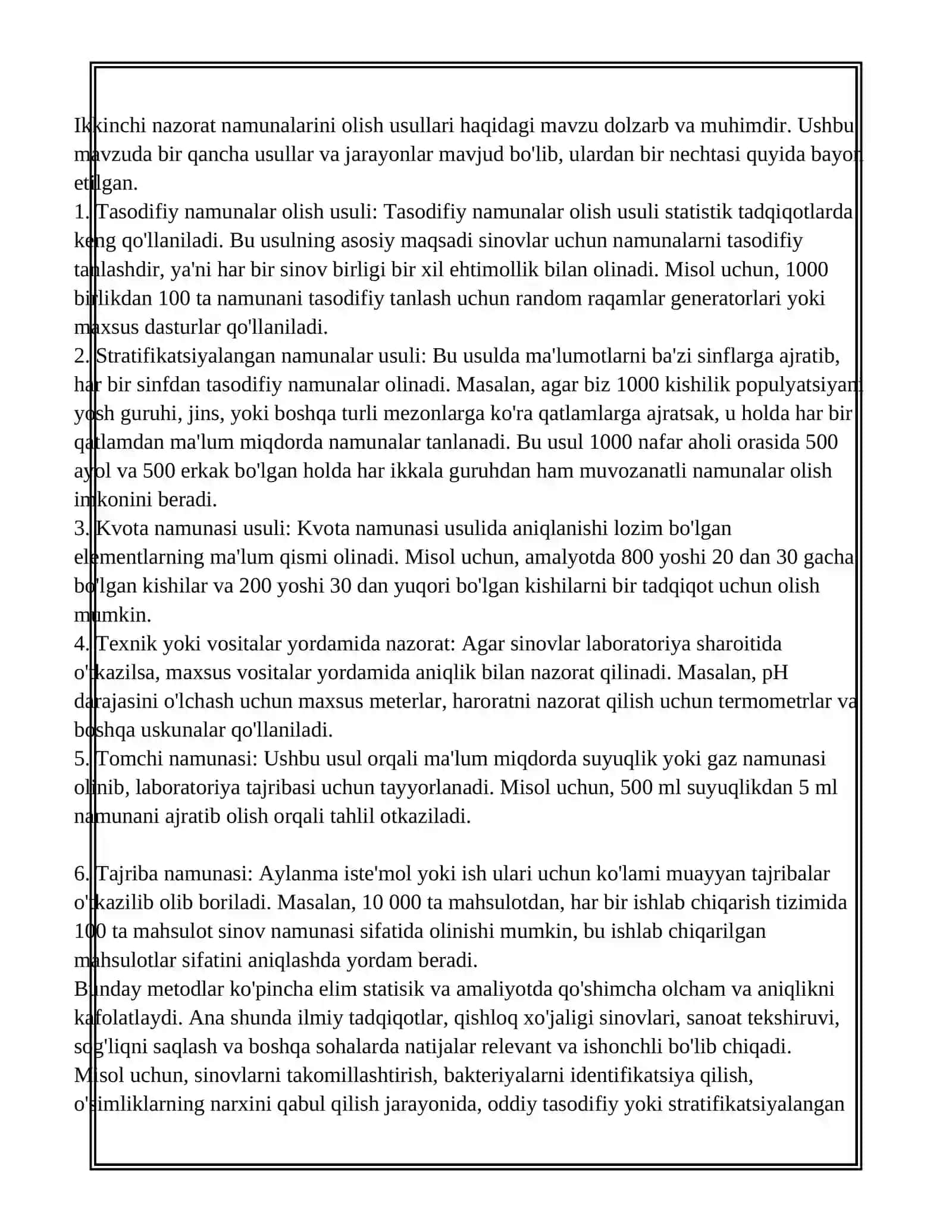 ASFALTBETON QORISHMASIDAN NAZORAT NAMUNALARINI TAYYORLASHDA ISHLATILADIGON ME’YORIY HUJJATLARNI O‘RGANISH 4